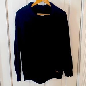 Michael Kors cowl neck sweater, black